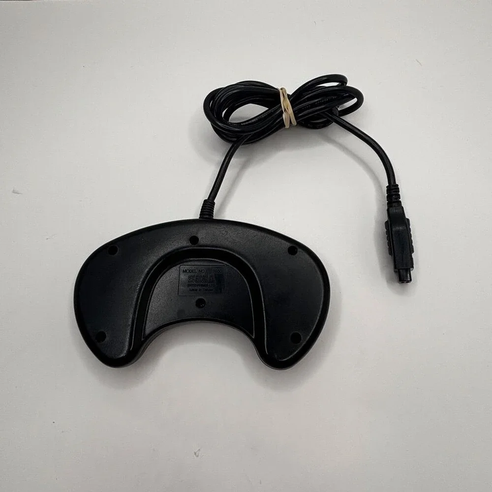 OEM Black Sega Genesis 3-Button Wired Vintage GEN Controller MK-1650